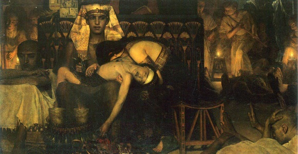 Sir Lawrence Alma-Tadema - Śmierć pierworodnych